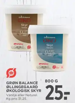 MENY Grøn Balance / Øllinggård Økologisk Skyr tilbud