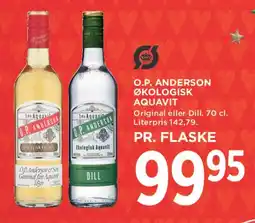 MENY O.P. Anderson Aquavit tilbud