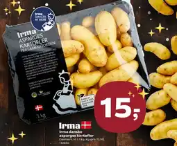 Kvickly Irma asparges kartofler tilbud