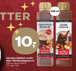 Kvickly Jensens Køkken ande- eller flæskestegsauce tilbud