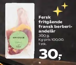Kvickly Fersk fritgående fransk berberi-andelår tilbud