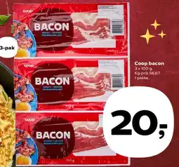 Kvickly Coop bacon tilbud