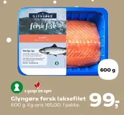 Kvickly Glyngøre fersk laksefilet tilbud