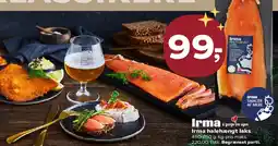 Kvickly Irma halehængt laks tilbud