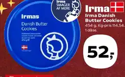 Kvickly Irma Danish Butter Cookies tilbud