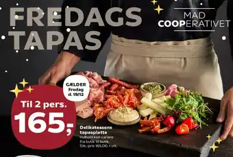 Kvickly Delikatessens tapasplatte tilbud