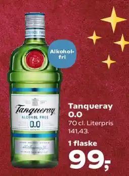 Kvickly Tanqueray 0.0 tilbud
