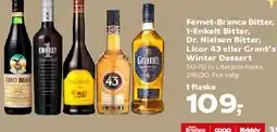Kvickly fernet-branca bitter 1-enkelt bitter dr. nielsen bitter licor 43 eller grant's winter dessert tilbud
