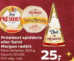 Kvickly Président spidsbrie eller Saint Morgon tilbud