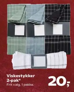 Kvickly Viskestykker 2-pak tilbud
