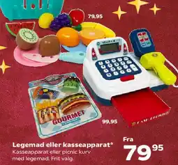 Kvickly Legemad eller kasseapparat (legetøj) tilbud