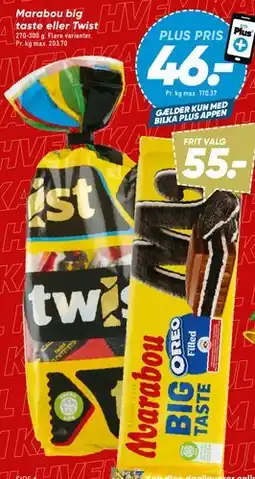 Bilka Marabou Big Taste / Twist tilbud