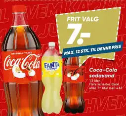 Bilka Coca-Cola / Fanta sodavand tilbud