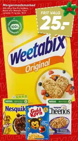 Bilka Weetabix Original & morgenmadsprodukter tilbud