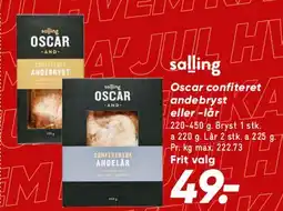 Bilka Oscar pekingand / confiteret andebryst tilbud