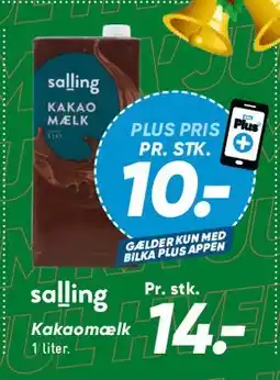 Bilka Salling kakaomælk tilbud