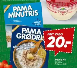 Bilka Pama Minutris tilbud