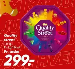 Bilka Quality Street chokoladeæske tilbud