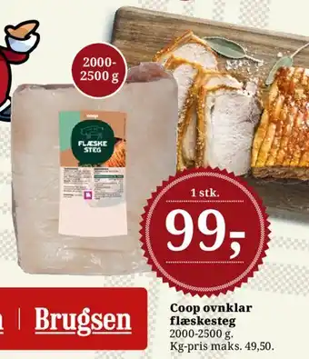 Coop ovnklar flæskesteg