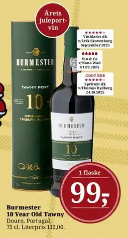 Dagli'Brugsen Burmester 10 Year Old Tawny tilbud