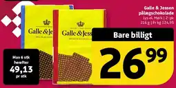 Løvbjerg Galle & Jessen pålægschokolade tilbud