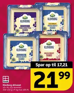 Løvbjerg Klovborg skiveost tilbud
