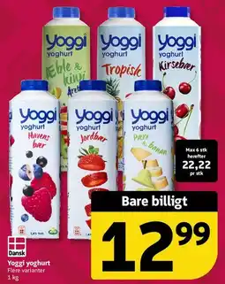 Løvbjerg Yoggi yoghurt tilbud