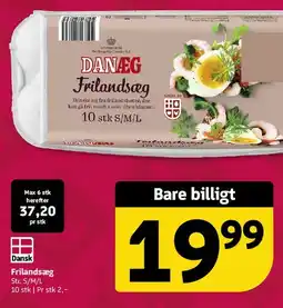 Løvbjerg Danæg Frilandsæg tilbud