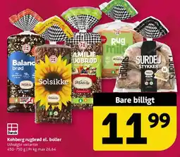 Løvbjerg Kohberg rugbrød el. boller tilbud