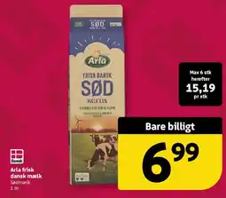 Løvbjerg Arla frisk dansk sødmælk tilbud