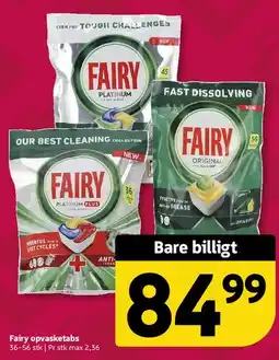 Løvbjerg Fairy opvasketabs tilbud