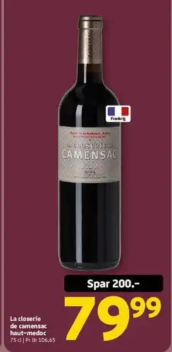 Løvbjerg La Closerie de Camensac Haut-Médoc tilbud