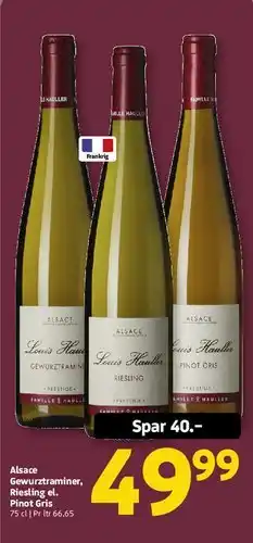 Løvbjerg Alsace — Gewurztraminer, Riesling eller Pinot Gris tilbud