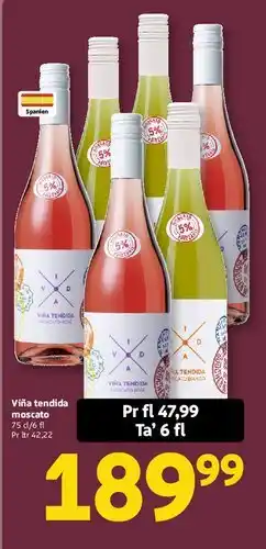 Løvbjerg Viña Tendida Moscato (6 flaske tilbud) tilbud