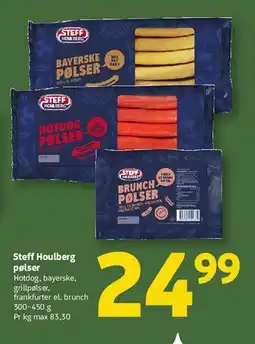 Løvbjerg Steff Houlberg pølser tilbud