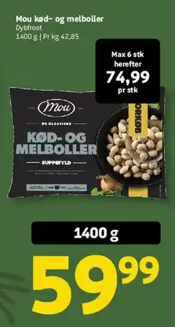 Løvbjerg Mou kød- og melboller tilbud