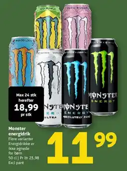 Løvbjerg Monster energidrik tilbud
