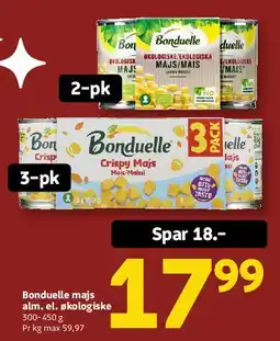 Løvbjerg Bonduelle majs tilbud