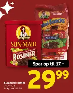 Løvbjerg Sun‑Maid rosiner tilbud