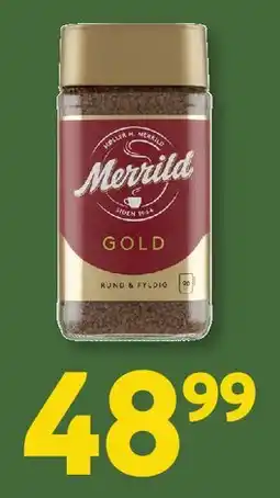 Løvbjerg Merrild instant kaffe (Gold) tilbud