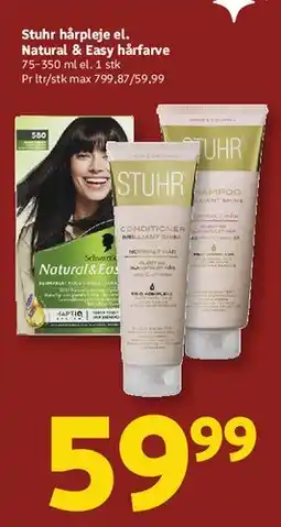 Løvbjerg Stuhr hårpleje el. Natural & Easy hårfarve tilbud