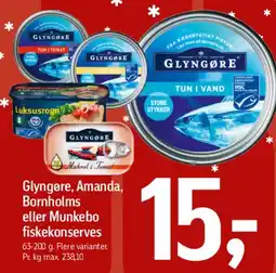 Føtex Fiskekonserves (Glyngøre m.fl.) tilbud