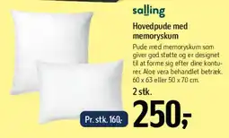 Føtex Hovedpude med memoryskum tilbud