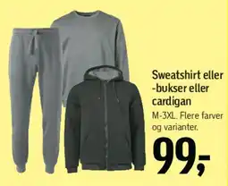 Føtex Sweatshirt / bukser / cardigan tilbud