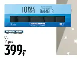 Føtex Marathon 10-pak (Bambus) tights tilbud