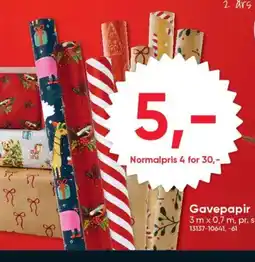 BigDollar Gavepapir tilbud