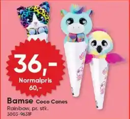 BigDollar Bamse Coco Cones tilbud
