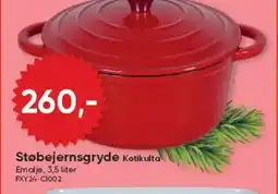 BigDollar Støbejernsgryde Kotikulta tilbud
