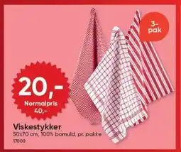 BigDollar Viskestykker tilbud