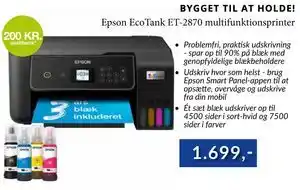 Epson EcoTank ET-2870 multifunktionsprinter